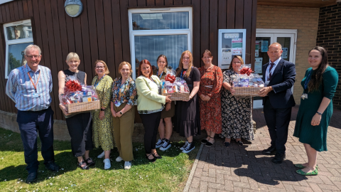 Portsmouth's superhero hampers have landed at a school near you!